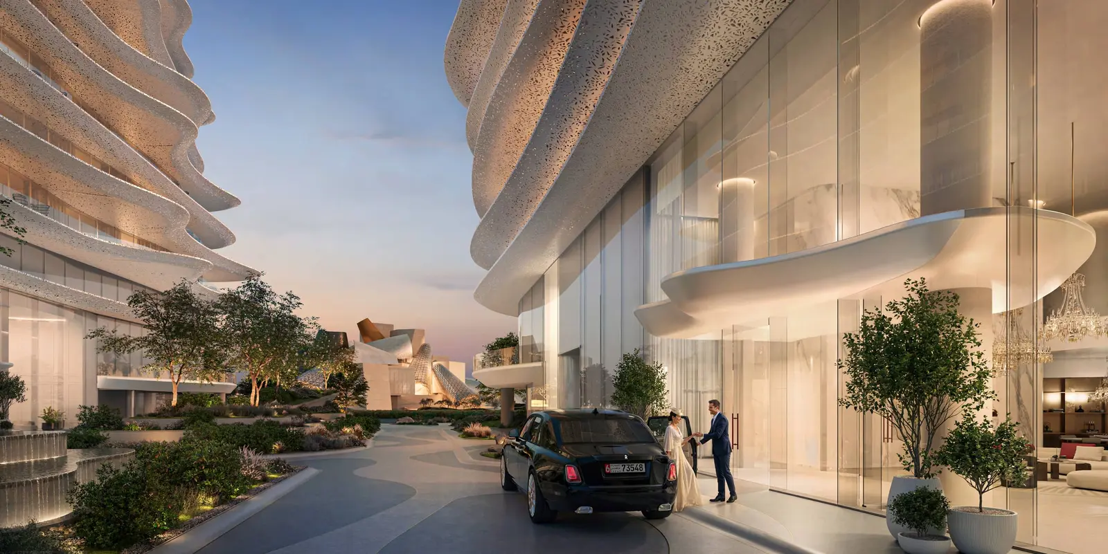 Baccarat Residences by Aldar on Saadiyat Island Abu Dhabi showcasing ultra‑luxury waterfront architecture with panoramic cultural district views and refined modern design..jpg