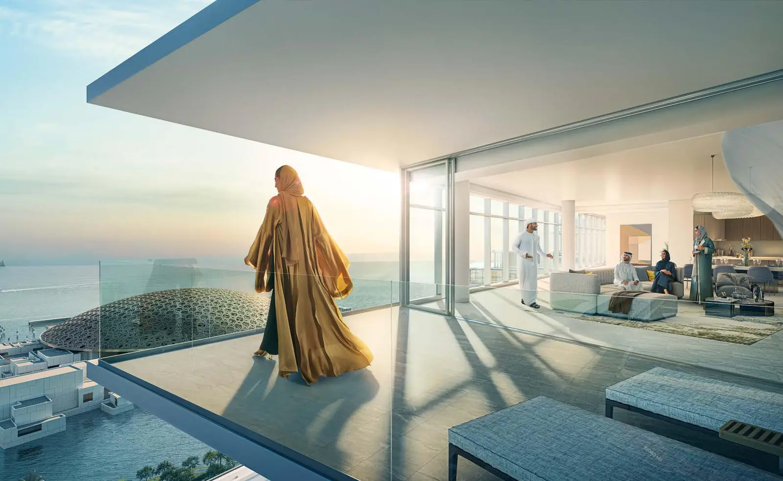 Exterior design of Louvre Abu Dhabi Residences Saadiyat Grove offering premium homes in Abu Dhabi Cultural District..jpg