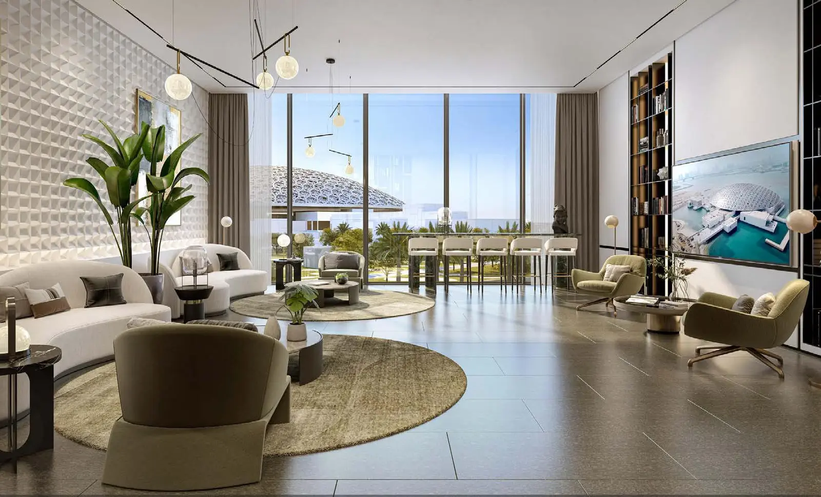 Elegant bedroom design at Louvre Abu Dhabi Residences Saadiyat Island.jpg