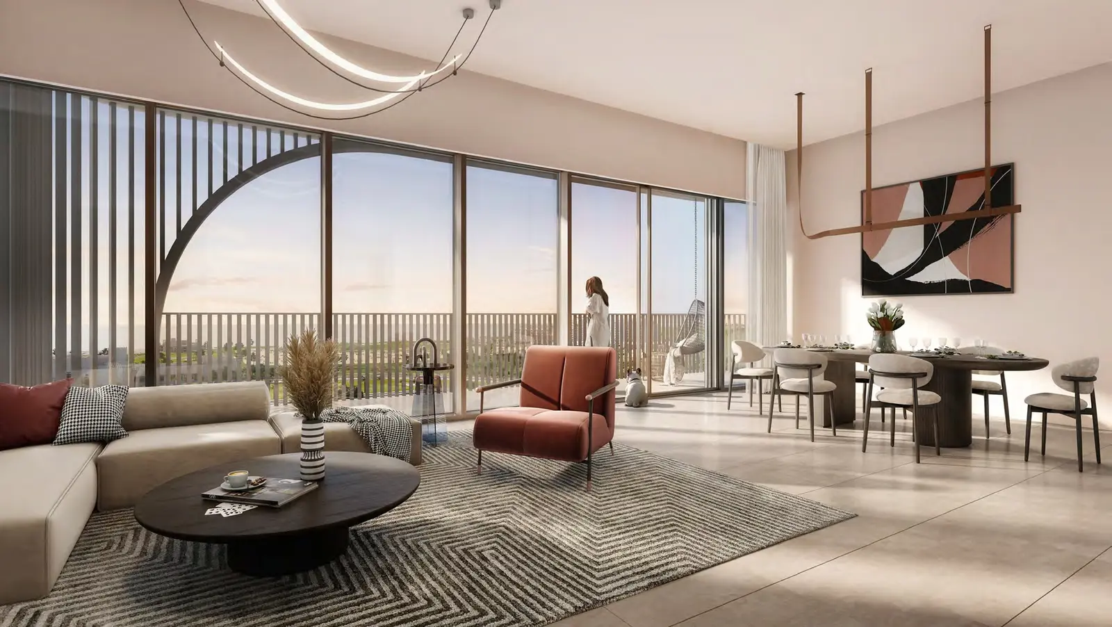 Modern apartment interiors at Manarat Living II Saadiyat Island Abu Dhabi featuring contemporary finishes and open layouts.jpg