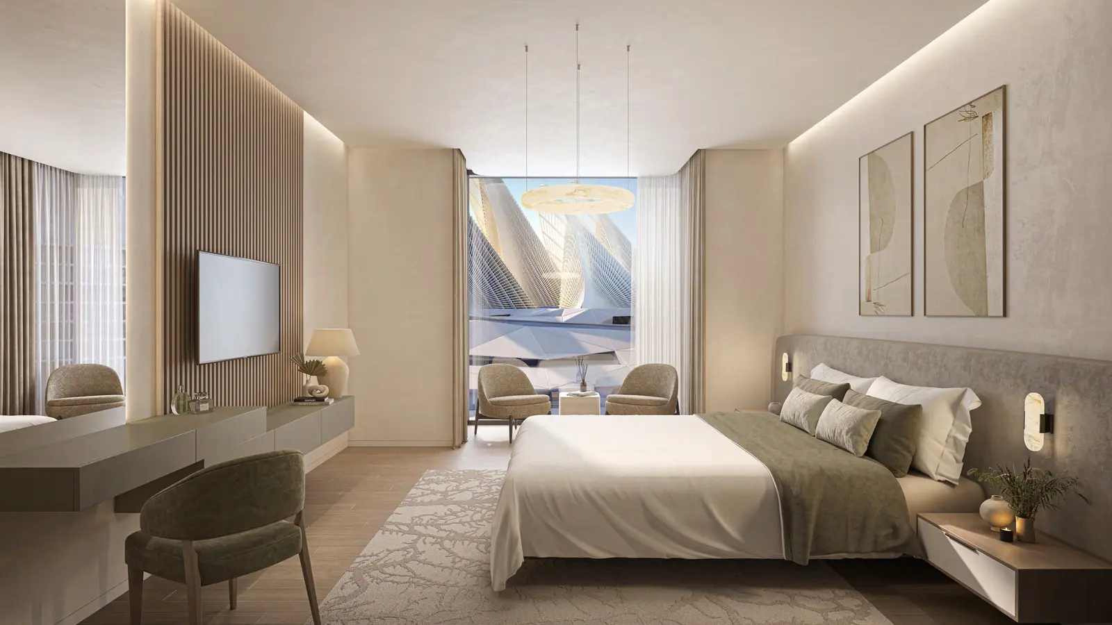 Lighht theme Bathroom with at The Source II by Aldar in Saadiyat Grove, Abu Dhabi.jpg
